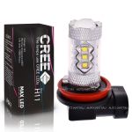 Светодиодная лампа H11 – 16 CREE Линза 80W