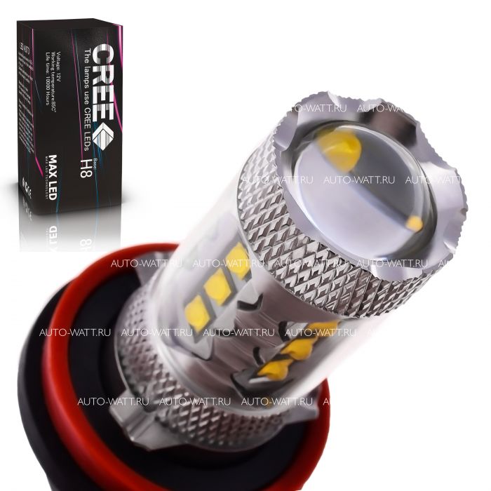 Светодиодная лампа H8 – 16 CREE 80W