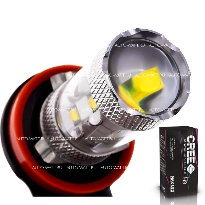 Светодиодная лампа H8 – 10 CREE 50W