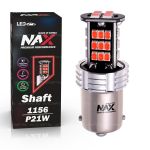 Светодиодная лампа P21W 1156 – NAX Shaft 15W Красная (1шт)