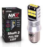Светодиодная лампа P21/5W 1157 – NAX Shaft LG 15W Белая (1шт)