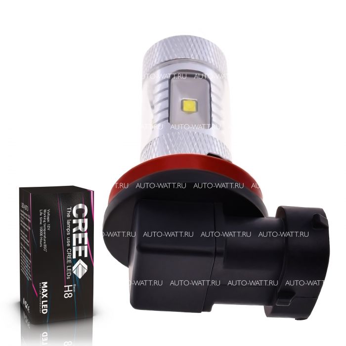 Светодиодная лампа H8 – 6 CREE XB 30W