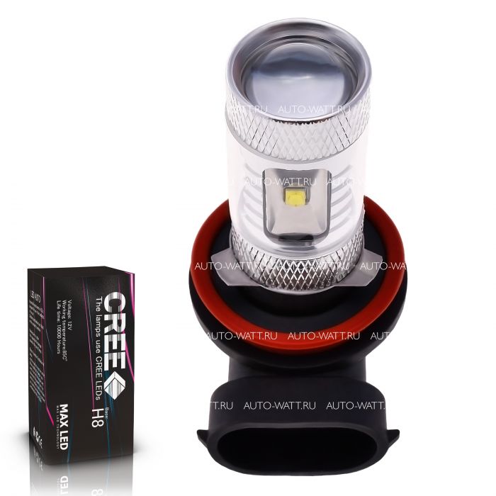 Светодиодная лампа H8 – 6 CREE XB 30W