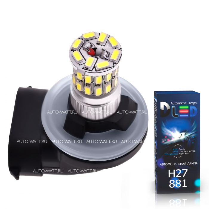 Светодиодная лампа H27 881 – 36 SMD3014 9W