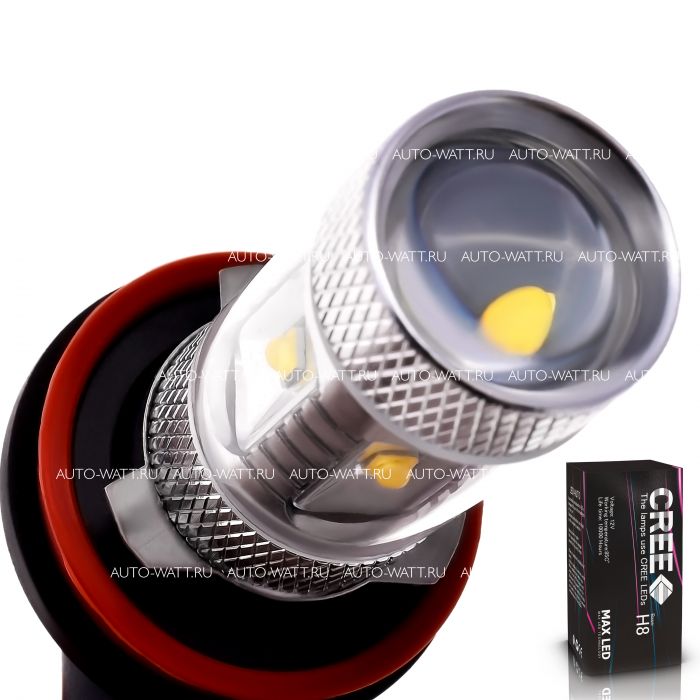 Светодиодная лампа H8 – 6 CREE XB 30W
