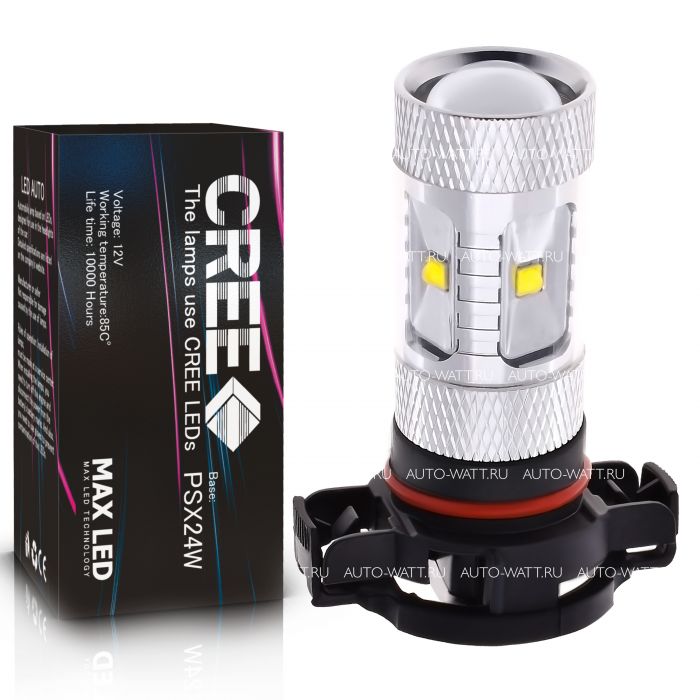 Светодиодная лампа PSX24W – 6 CREE XB 30W Линза
