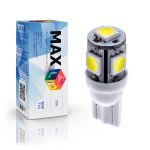 Светодиодная лампа T10 W5W – 5 SMD5050 1.2W Белая