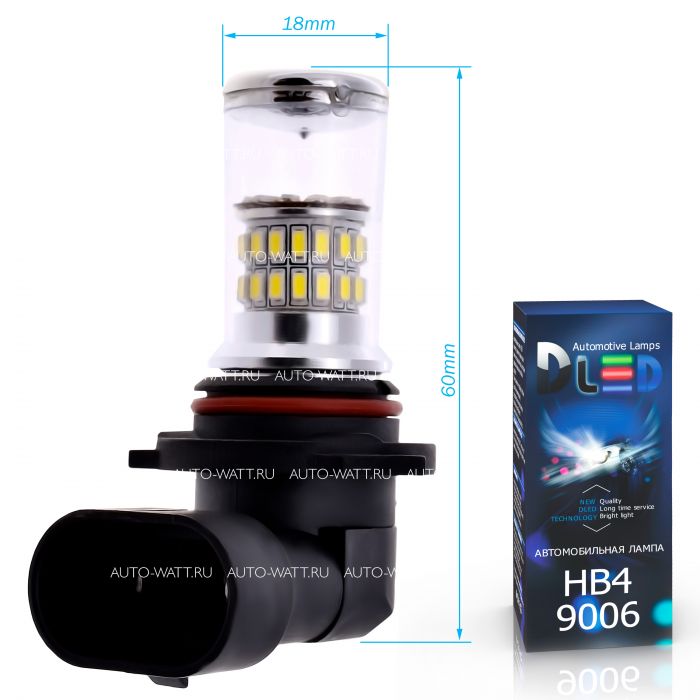 Светодиодная лампа HB4 9006 – 48 SMD3014 9W