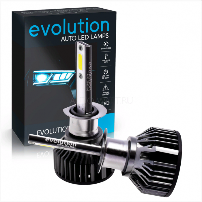 Автомобильные лампы  H1 - Evolution 40W (2шт)
