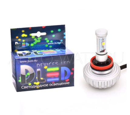 Светодиодная лампа H11 – 2 CREE XM-L2 3S 20W