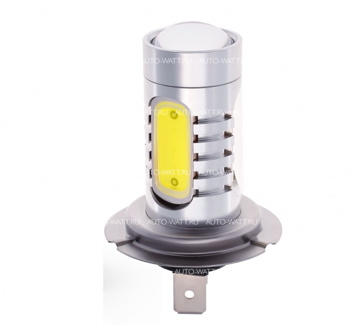 Светодиодная лампа H7 – 5 High-Power 7.5W+Линза