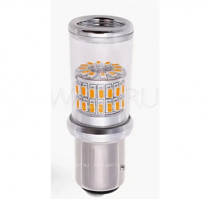 Светодиодная лампа PY21W 1156 – 48 SMD3014 9W Жёлтая