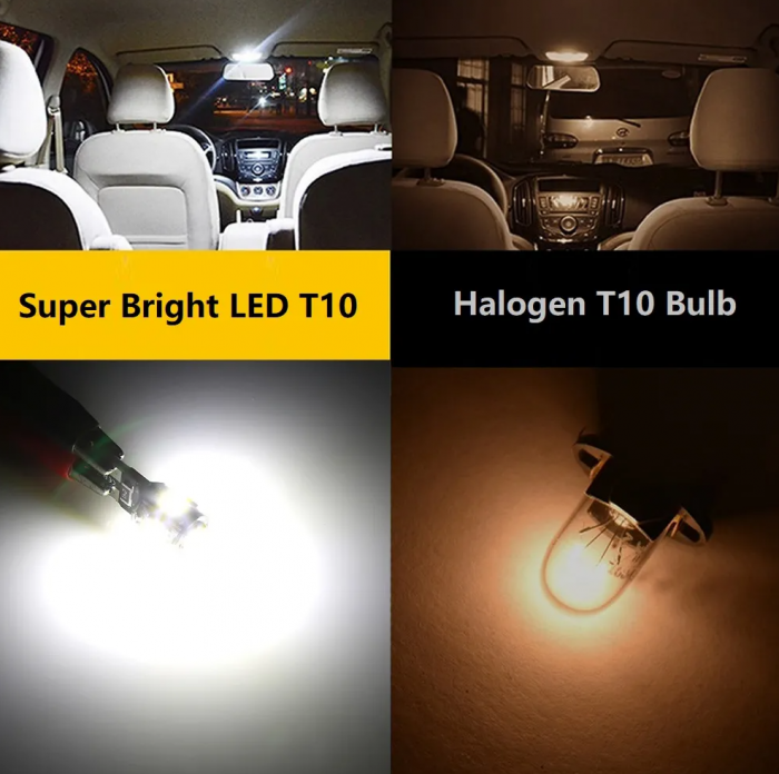 Светодиодная лампа T10 W5W – 5 SMD5050 2W Обманка