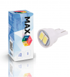 Светодиодная лампа T10 W5W – Max-Road 2Led 1W Белая