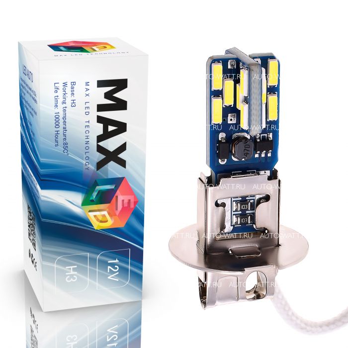 Светодиодная лампа H3 – Max-Visiko Stabilisator 24 Led 5W
