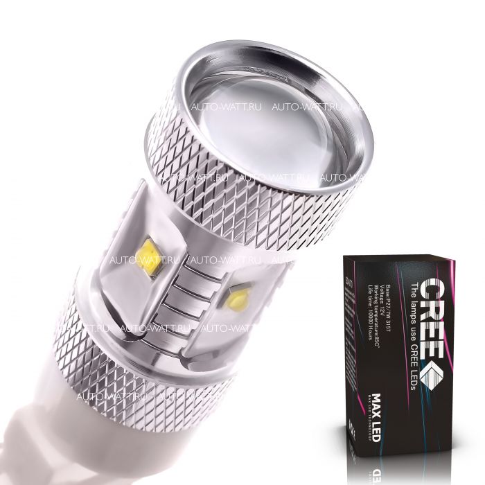 Светодиодная лампа P27/7W 3157 – 6 CREE XB 30W Белая