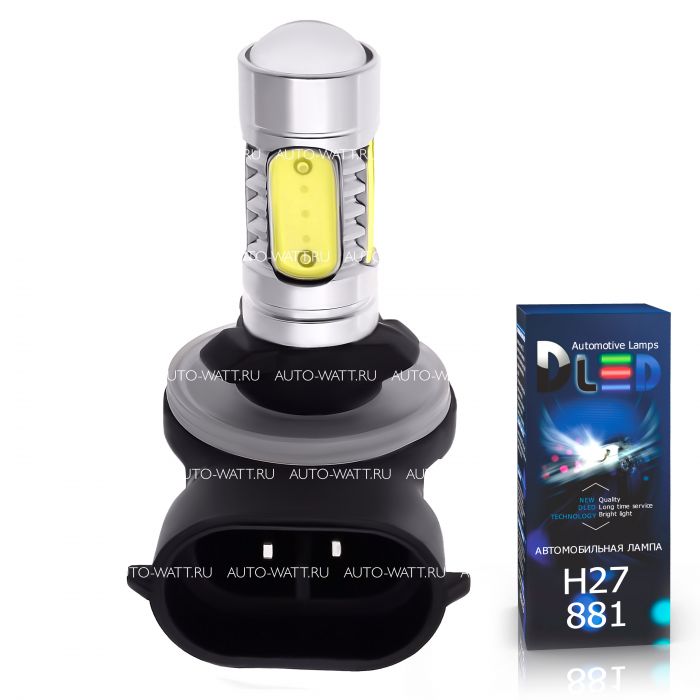 Светодиодная лампа H27 881 – 5 High-Power 7.5W Линза