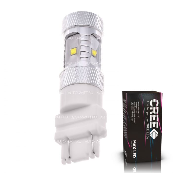 Светодиодная лампа P27/7W 3157 – 6 CREE XB 30W Белая
