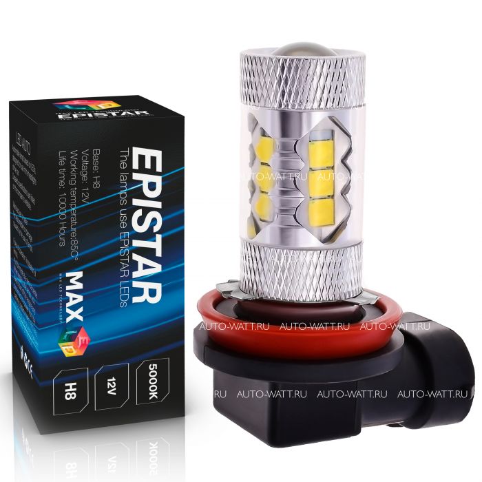 Светодиодная лампа H8 – 16 EPISTAR 80W