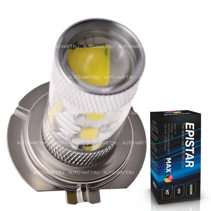 Светодиодная лампа H7 – 10 EPISTAR 50W