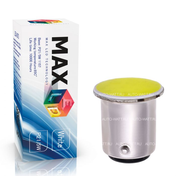 Светодиодная лампа P21/5W 1157 – 1 COB 3W Белая