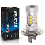 Светодиодная лампа H7 – 16 EPISTAR 80W