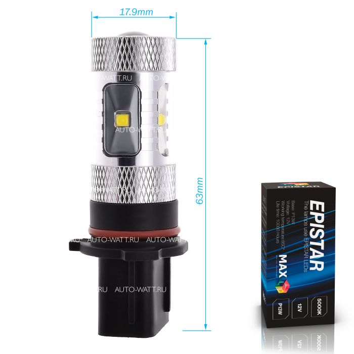 Светодиодная лампа P13W – 6 EPISTAR 30W