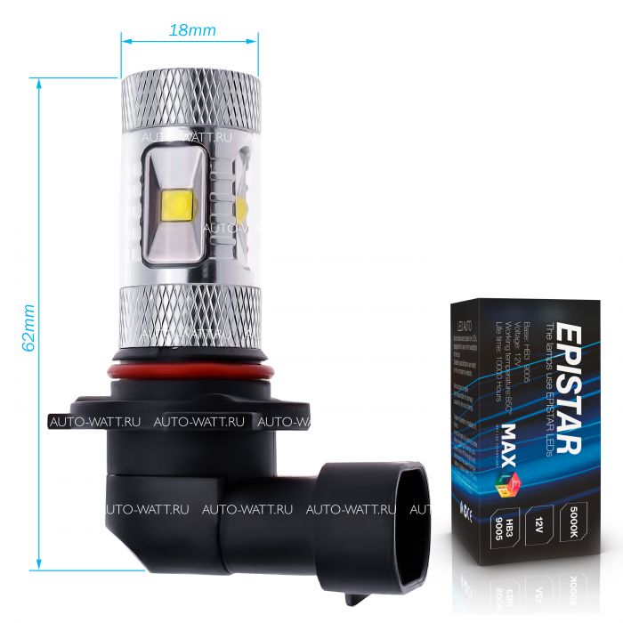 Светодиодная лампа HB3 9005 – 6 EPISTAR 30W