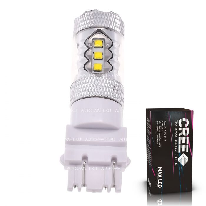 Светодиодная лампа P27/7W 3157 – 16 CREE 80W Белая
