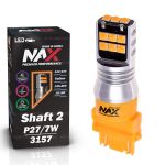 Светодиодная лампа PY27W 3156 – NAX Shaft LG 15W Оранжевая (1шт)