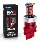 Светодиодная лампа P27/7W 3157 – NAX Shaft 15W Красная (1шт)