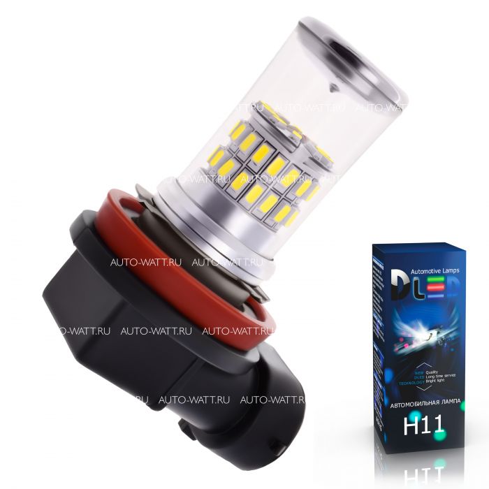 Светодиодная лампа H11 – 48 SMD3014 9W