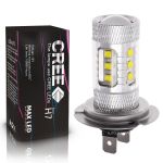Светодиодная лампа H7 – 16 CREE 80W