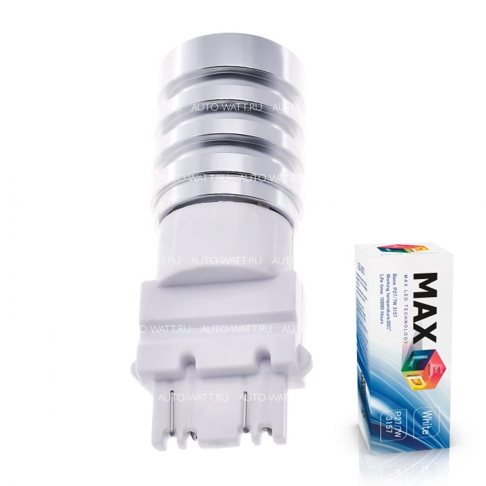 Светодиодная лампа P27W 3156 – High-Power 5W Линза Белая