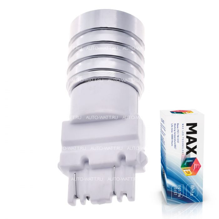 Светодиодная лампа P27/7W 3157 – 1 CREE 5W Линза Белая