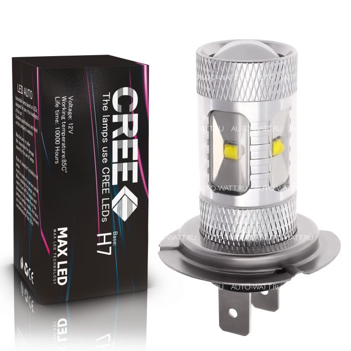 Светодиодная лампа H7 – 6 CREE XB 30W