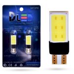 Светодиодная лампа T10 W5W – 2 COB 2W