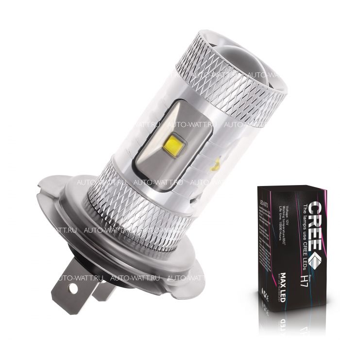 Светодиодная лампа H7 – 6 CREE XB 30W