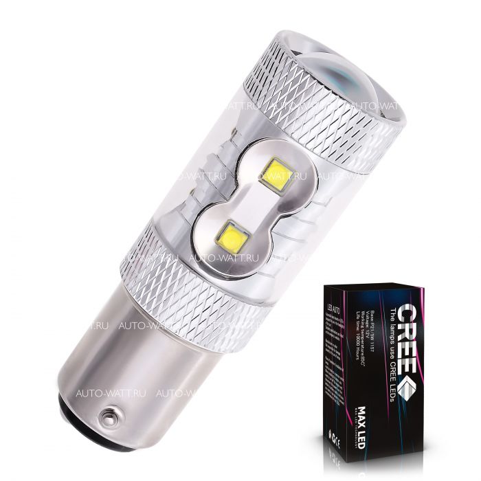 Светодиодная лампа P21/5W 1157 – 10 CREE 50W Белая
