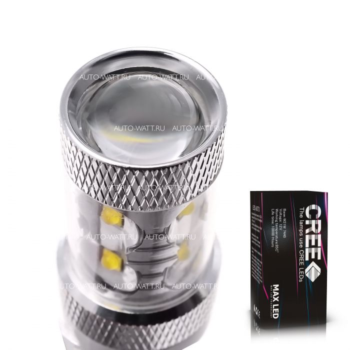 Светодиодная лампа W21W 7440 – 10 CREE 50W Белая