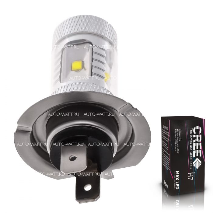 Светодиодная лампа H7 – 6 CREE XB 30W
