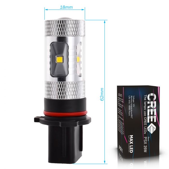 Светодиодная лампа PSX26W – 6 CREE XB 30W Линза