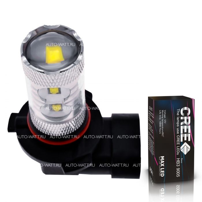 Светодиодная лампа HB3 9005 – 10 CREE 50W Линза