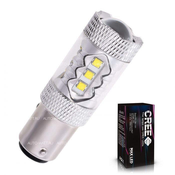 Светодиодная лампа P21/5W 1157 – 16 CREE 80W Белая