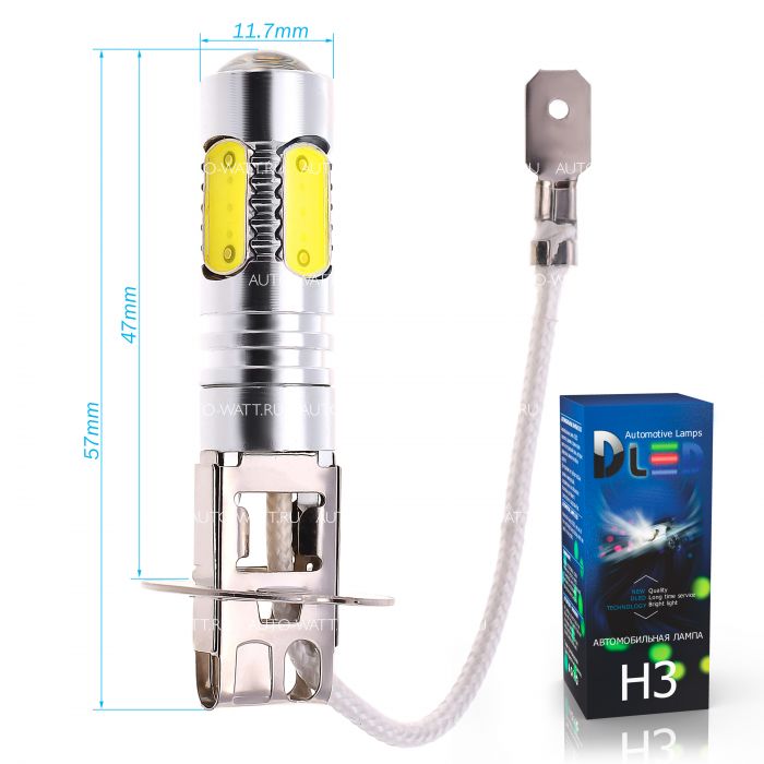 Светодиодная лампа H3 – 5 High-Power 6.5W+Линза