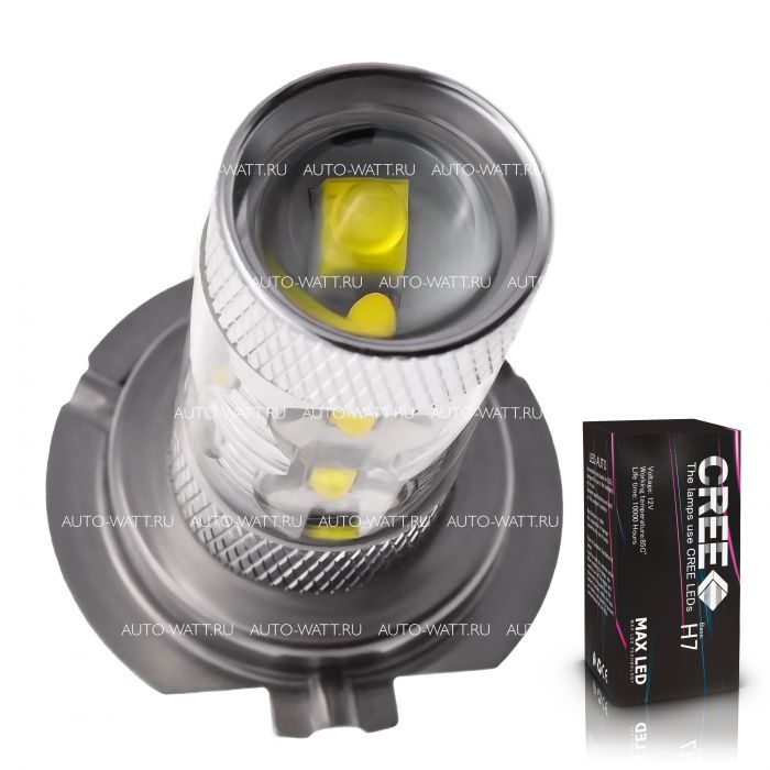 Светодиодная лампа H7 – 10 CREE 50W