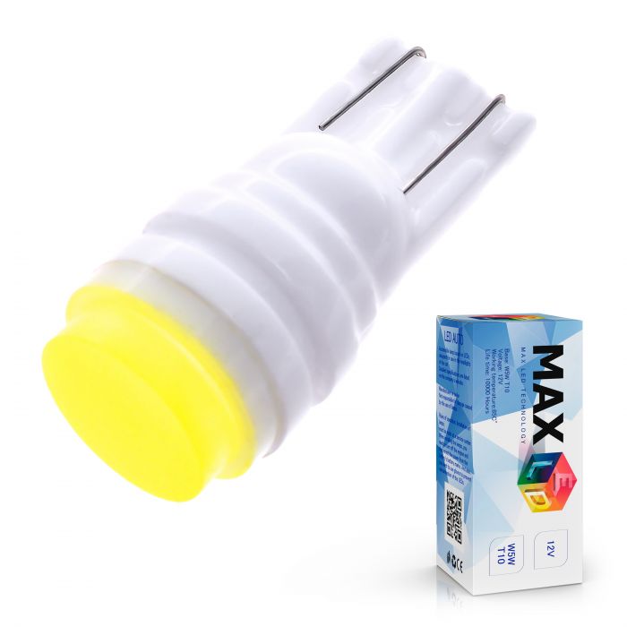 Светодиодная лампа T10 W5W – Max-Ceramic COB 3W Белая