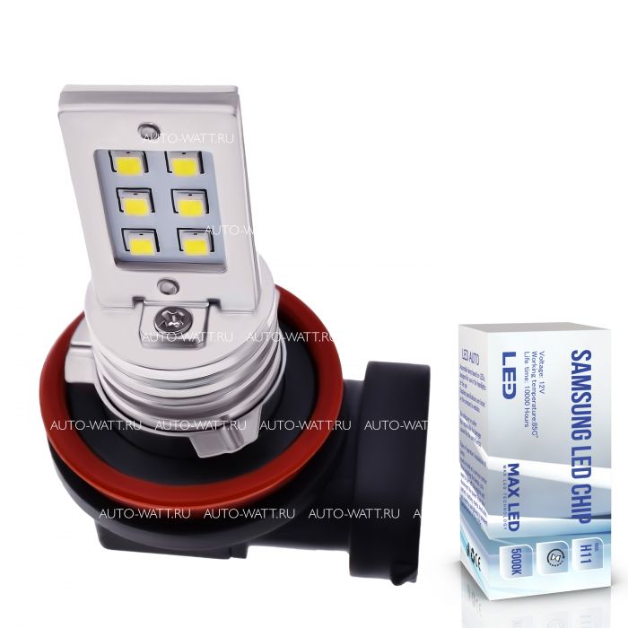 Светодиодная лампа H11 – Max-Samsung Chip 12W