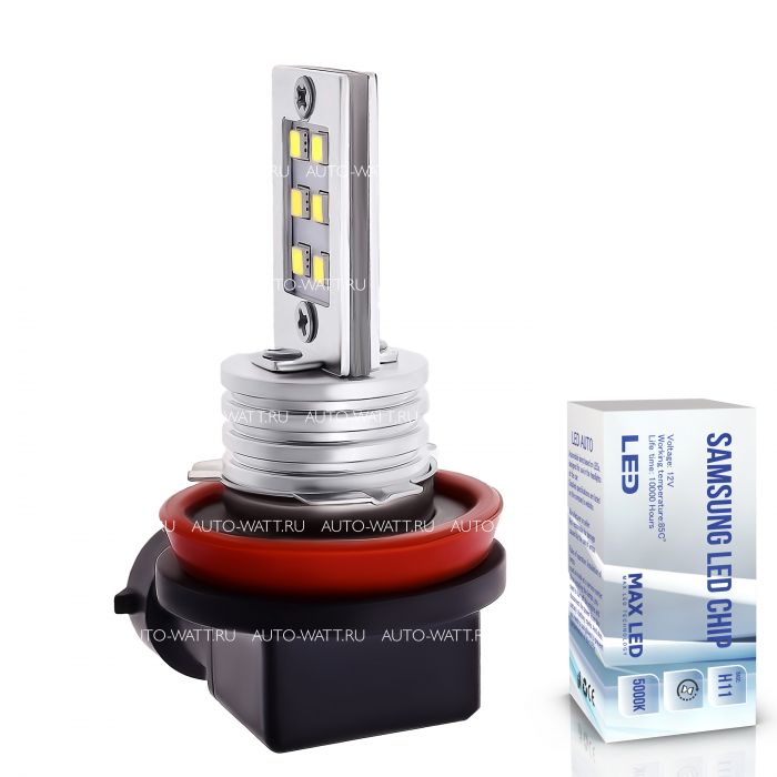 Светодиодная лампа H11 – Max-Samsung Chip 12W