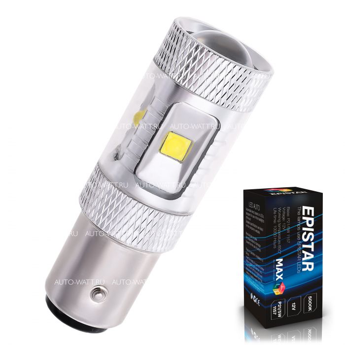 Светодиодная лампа P21/5W 1157 – 6 EPISTAR 30W Белая